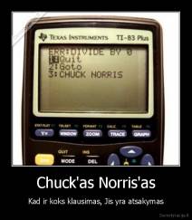 Chuck'as Norris'as - Kad ir koks klausimas, Jis yra atsakymas