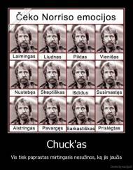 Chuck'as - Vis tiek paprastas mirtingasis nesužinos, ką jis jaučia