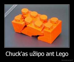 Chuck'as užlipo ant Lego - 