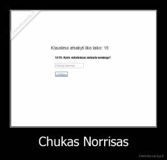 Chukas Norrisas - 
