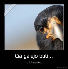 Cia galejo buti... - ... ir tavo foto