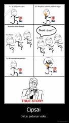 Cipsai  - Del ju padarysi viska...