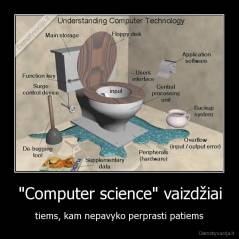 "Computer science" vaizdžiai - tiems, kam nepavyko perprasti patiems
