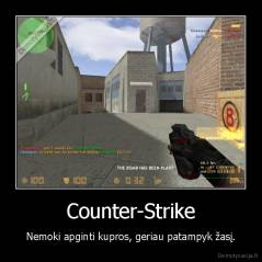 Counter-Strike - Nemoki apginti kupros, geriau patampyk žasį.