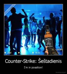 Counter-Strike: Šeštadienis - I'm in possition!