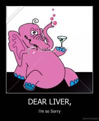 DEAR LIVER, - i'm so Sorry