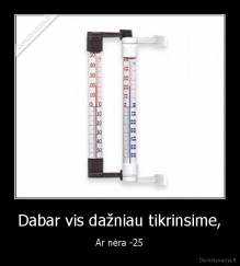 Dabar vis dažniau tikrinsime, - Ar nėra -25