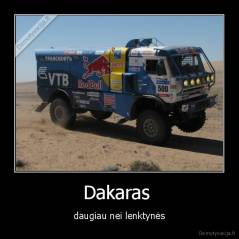 Dakaras  - daugiau nei lenktynės
