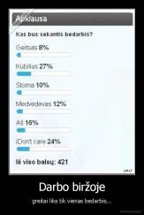 Darbo biržoje - greitai liks tik vienas bedarbis...