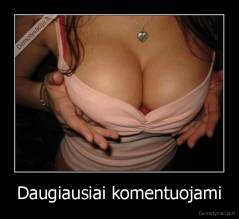 Daugiausiai komentuojami - 