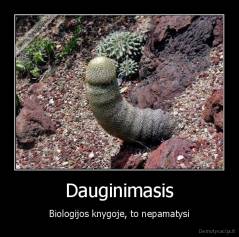Dauginimasis - Biologijos knygoje, to nepamatysi