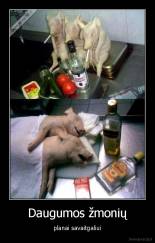 Daugumos žmonių - planai savaitgaliui