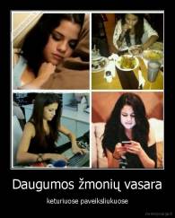 Daugumos žmonių vasara - keturiuose paveiksliukuose