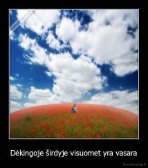 Dėkingoje širdyje visuomet yra vasara - 