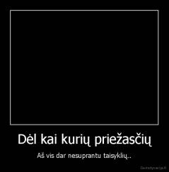 Dėl kai kurių priežasčių - Aš vis dar nesuprantu taisyklių..