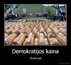Demokratijos kaina - Ukrainoje