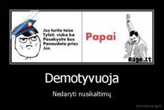 Demotyvuoja - Nedaryti nusikaltimų