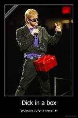 Dick in a box - pigiausia dovana merginai