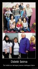 Didelė šeima - Šie žodžiai turi skirtingas prasmes skirtingose šalyse