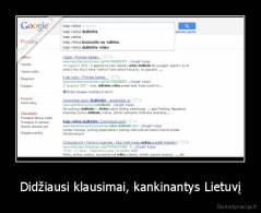 Didžiausi klausimai, kankinantys Lietuvį - 