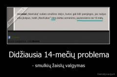 Didžiausia 14-mečių problema - - smulkių žaislų valgymas