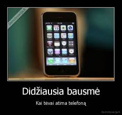 Didžiausia bausmė - Kai tėvai atima telefoną