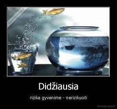 Didžiausia - rizika gyvenime - nerizikuoti