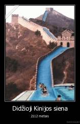 Didžioji Kinijos siena - 2112 metais