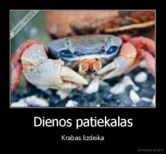 Dienos patiekalas - Krabas lizdeika