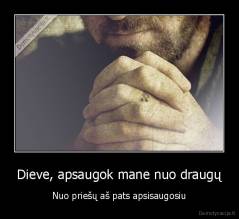 Dieve, apsaugok mane nuo draugų - Nuo priešų aš pats apsisaugosiu