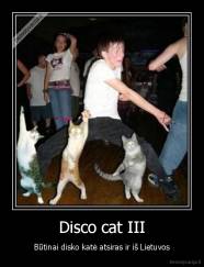 Disco cat III - Būtinai disko katė atsiras ir iš Lietuvos