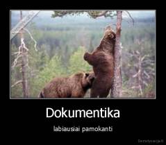 Dokumentika - labiausiai pamokanti