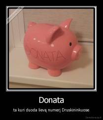 Donata - ta kuri duoda lievą numerį Druskininkuose