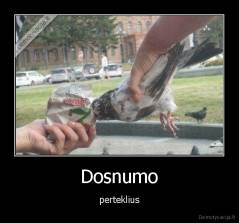 Dosnumo - perteklius