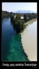 Dviejų upių sankirta Šveicarijoje - 