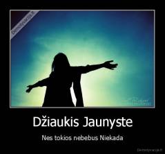 Džiaukis Jaunyste - Nes tokios nebebus Niekada
