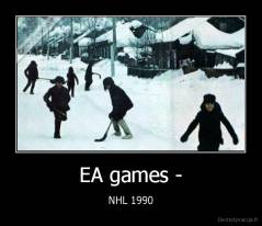 EA games - - NHL 1990