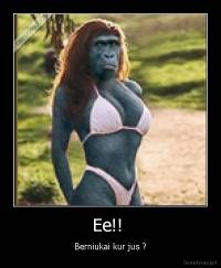 Ee!!  - Berniukai kur jus ?