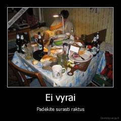 Ei vyrai - Padėkite surasti raktus