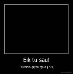 Eik tu sau! - Pelėsinio grybo pjaut į rūsį