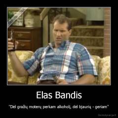 Elas Bandis - "Dėl gražių moterų perkam alkoholį, dėl bjaurių - geriam"