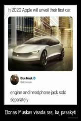 Elonas Muskas visada ras, ką pasakyti - 