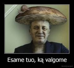 Esame tuo, ką valgome - 