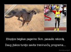 Etiopijos bėgikas pagerino 5km. pasaulio rekordą  - Daug įtakos turėjo savita treniruočių programa...