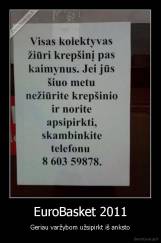 EuroBasket 2011 - Geriau varžybom užsipirkt iš anksto