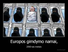 Europos gimdymo namai, - 2060-ais metais