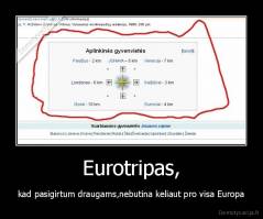Eurotripas, - kad pasigirtum draugams,nebutina keliaut pro visa Europa