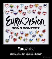 Eurovizija - Įdomu,o kas ten skaičiuoja balsus?