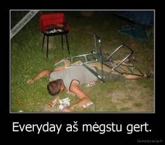 Everyday aš mėgstu gert. - 