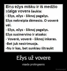 Ežys už vovere - visada protingesnis